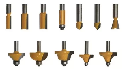 Набор фрез для декоративного применения хвостовик 8 мм 12 штук 46610 купить в Новом Уренгое
