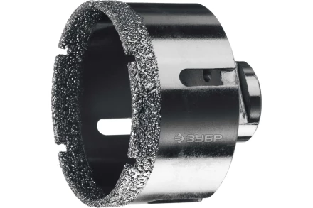 ЗУБР АВК, d 70 мм, (М14, 15 мм кромка), вакуумная алмазная коронка, Профессионал (29865-70) купить в Новом Уренгое