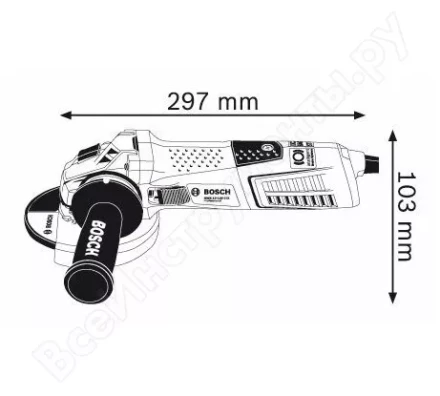 УШМ BOSCH GWS 12-125 CIX (0.601.793.102) купить в Новом Уренгое