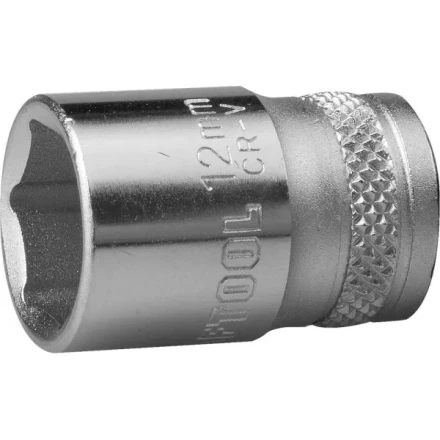 Торцовая головка KRAFTOOL &quot;INDUSTRIE QUALITAT&quot;, Cr-V, FLANK, хромосатинированная, 1/4&quot;, 12 мм 27815-12_z01 купить в Новом Уренгое