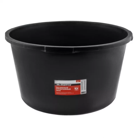 Таз круглый строительный усиленный, 90 л Matrix 81469 купить в Новом Уренгое
