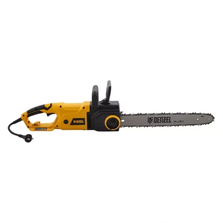 Пила цепная электрическая Denzel EDS-2200 2.2 кВт продольная шина 45 см шаг 3/8 паз 1.3 мм 62 звена 95619 купить в Новом Уренгое
