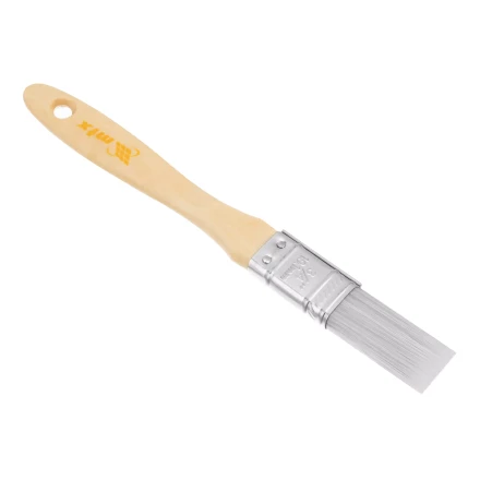 Кисть плоская для лаков &quot;Евро&quot; 3/4&quot;, искусственная щетина, деревянная ручка MTX 83084 купить в Новом Уренгое