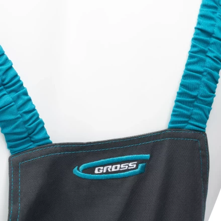 Полукомбинезон профессиональный рабочий Gross 90446, 97% хлопок 3% спандекс, XXXL купить в Новом Уренгое