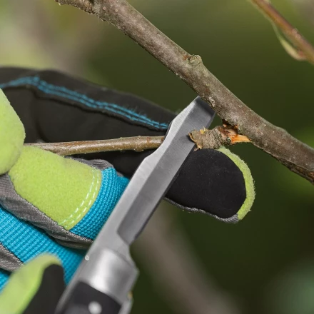 Нож садовый Palisad, 168 мм, складной, с двумя лезвиями, пластиковая рукоятка, 790567 купить в Новом Уренгое