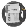 Шнур сетевой Denzel Energy Series, ПВС, 3 м, 2 x 1 мм, с неразборной вилкой, черный, 3 м, 37665 купить в Новом Уренгое