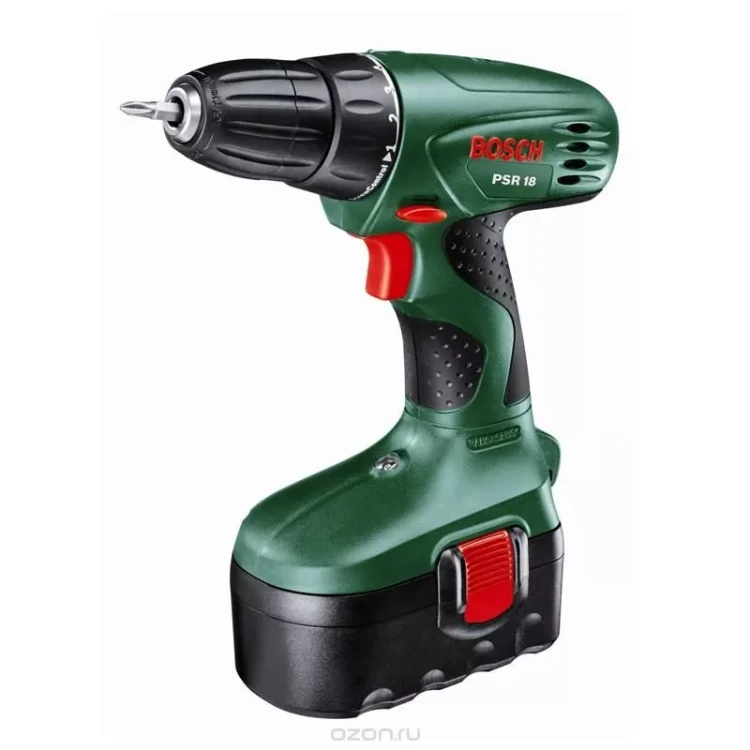 Дрель-шуруповерт аккумуляторная BOSCH PSR 18 (0.603.955.320) купить в Новом Уренгое