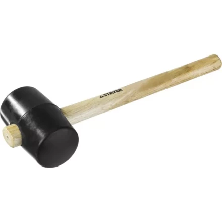 Киянка STAYER резиновая черная с деревянной ручкой, 680г 20505-75 купить в Новом Уренгое