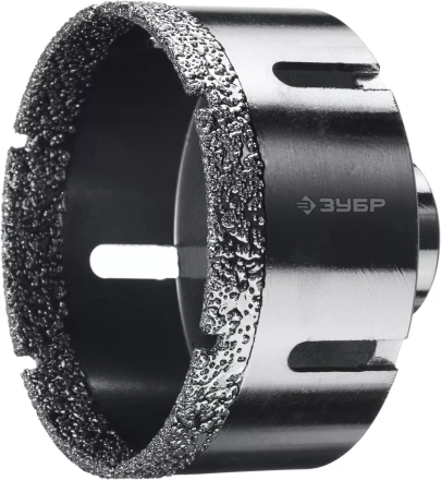 ЗУБР АВК, d 80 мм, (М14, 15 мм кромка), вакуумная алмазная коронка, Профессионал (29865-80) купить в Новом Уренгое