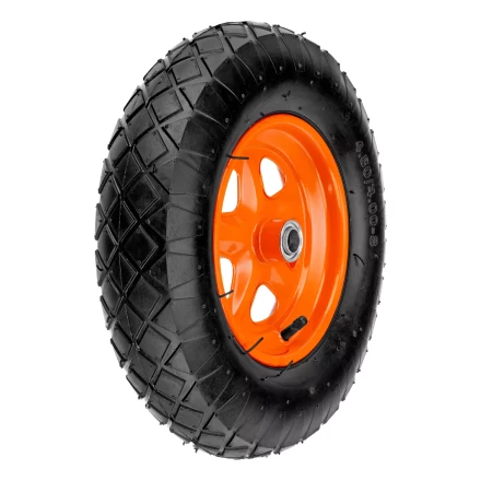 Колесо пневматическое Palisad «Звезда» 4.80/4.00-8 D380 мм, внутренний диаметр подшипника 20 мм, 689575 длина оси 80 мм купить в Новом Уренгое