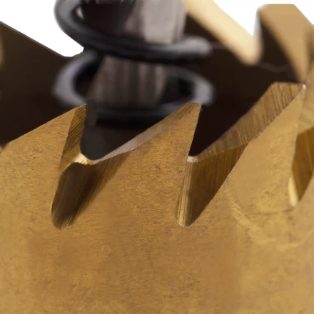 Коронка по металлу HSS, 21 мм, нитридтитановое покрытие Denzel 724102 купить в Новом Уренгое