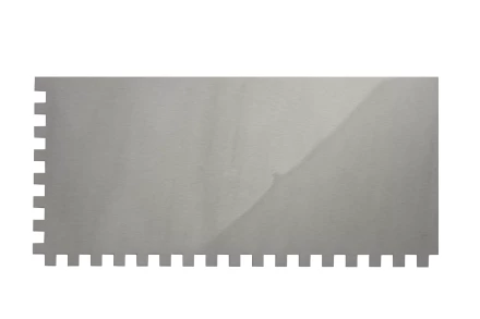 Гладилка из нержавеющей стали, 280 х 130 мм, зеркальная полировка, пластмассовая ручка, зуб 8 х 8 мм Matrix 86782 купить в Новом Уренгое