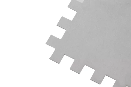 Гладилка из нержавеющей стали, 280 х 130 мм, зеркальная полировка, пластмассовая ручка, зуб 8 х 8 мм Matrix 86782 купить в Новом Уренгое