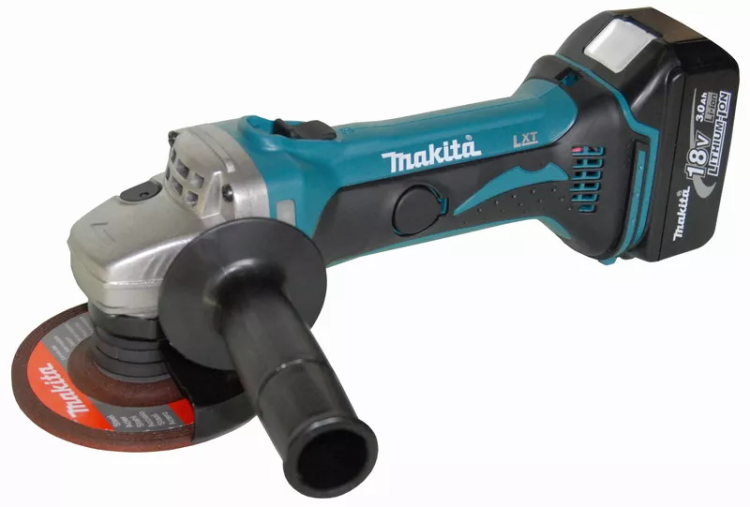 Аккумуляторная угловая шлифовальная машинка Makita BGA452RFE купить в Новом Уренгое