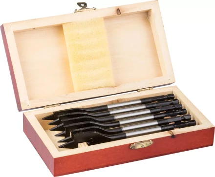 ЗУБР. Набор перьевых сверл по дереву, 6 шт: 12-16-18-20-22-25 мм 29505-H6 купить в Новом Уренгое