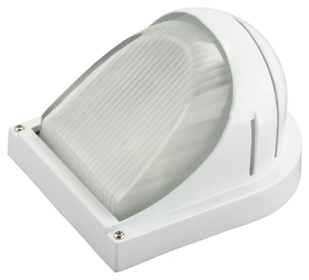 Светильник уличный СВЕТОЗАР &quot;СКАТ&quot; влагозащищенный, цвет белый, 60Вт SV-57355-W купить в Новом Уренгое