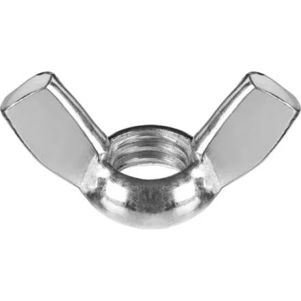 Гайка ЗУБР барашковая, DIN 315, оцинкованная,  M8, ТФ6, 4 шт. 4-303736-08 купить в Новом Уренгое