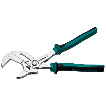 Клещи переставные-гаечный ключ с двухкомпонентными рукоятками и пластиковыми накладками 22067 купить в Новом Уренгое