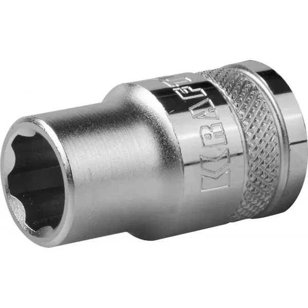 Торцовая головка KRAFTOOL "INDUSTRIE QUALITAT", Cr-V, SUPER-LOCK, хромосатинированная, 1/2", 12 мм 27801-12_z01 купить в Новом Уренгое