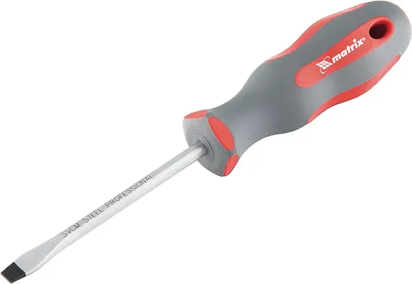 Отвертка Profi SL8,0 х 175 мм SVСM двухкомп. рукоятка MATRIX 11980 купить в Новом Уренгое