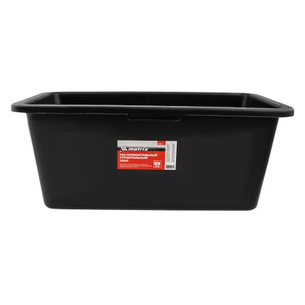 Таз прямоугольный строительный усиленный, 55 л Matrix 81471 купить в Новом Уренгое