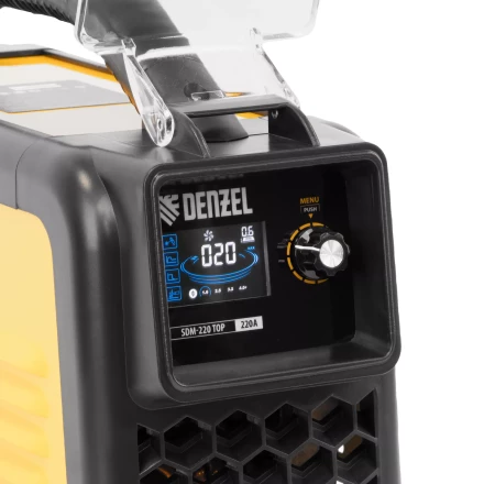Аппарат инвертор. дуговой сварки SDM-220 Top, 220 А, ПВ 60% кейс// Denzel 94358 купить в Новом Уренгое