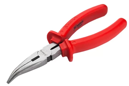 Длинногубцы Econom 180 мм изогнутые шлифованные пластмассовые рукоятки MATRIX 17495 купить в Новом Уренгое