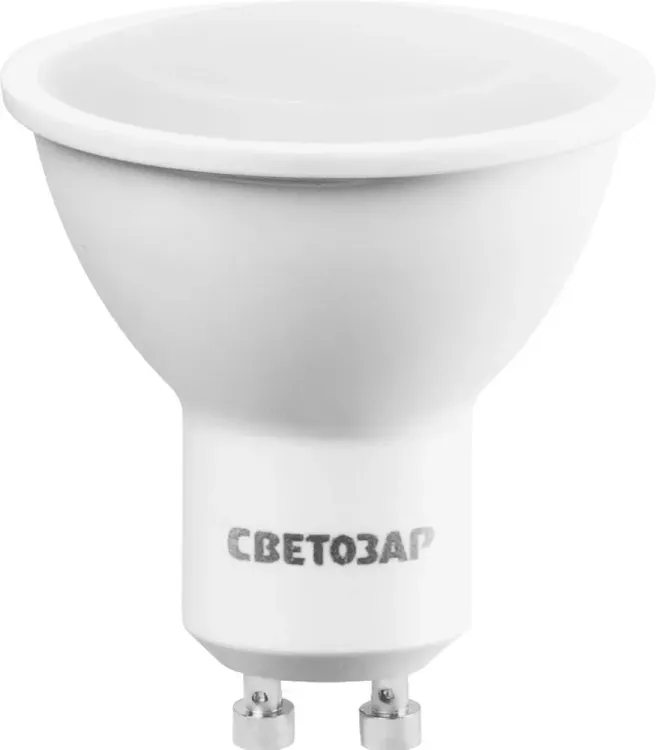 Лампа СВЕТОЗАР светодиодная "LED technology", цоколь GU10, яркий белый свет (4000К), 220В, 5Вт (35) 44565-35_z01 купить в Новом Уренгое