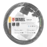Шнур сетевой Denzel Energy Series, ПВС, 3 м, 3 x 1 мм, с неразборной вилкой, черный, 3 м, 37667 купить в Новом Уренгое