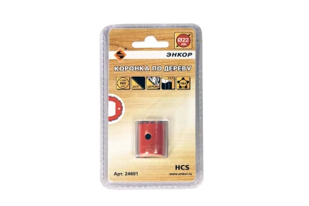 Коронка по дереву 22 мм Энкор 24601 купить в Новом Уренгое