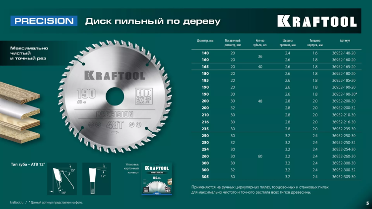 Диск пильный PRECISION, повышенный ресурс 36952-160-20 купить в Новом Уренгое