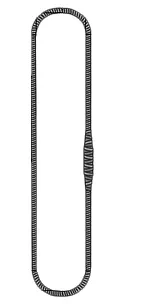 Строп канатный кольцевой СКК 2 т L=4 м  заплет купить в Новом Уренгое