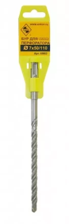 Бур SDS+  ф 7х 50/110 усиленный  10/50/300 10903 купить в Новом Уренгое