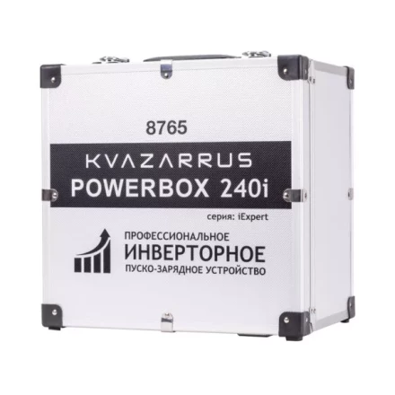 Инверторное пуско-зарядное устройство KVAZARRUS PowerBox 240i таймер и алюминиевый кейс купить в Новом Уренгое