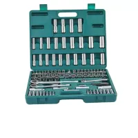 Набор головок торцевых  универсальный 1/2" 1/4" 3/8"DR  5/32-15/16"  4-22мм  ключи угловые 5/64"-1/4"  107предмета  S05Н48107S Jonnesway 48055