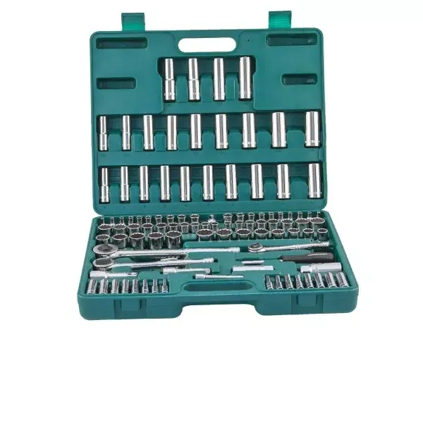 Набор головок торцевых  универсальный 1/2" 1/4" 3/8"DR  5/32-15/16"  4-22мм  ключи угловые 5/64"-1/4"  107предмета  S05Н48107S Jonnesway 48055 купить в Новом Уренгое