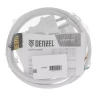 Шнур сетевой Denzel Energy Series, ПВС, 1,5 м, 2 x 1,5 мм, с неразборной вилкой, белый, 3 м, 37668 купить в Новом Уренгое