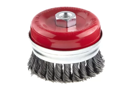 Кордщетка HAMMER чаша 85мм для УШМ витая сталь (207-111) купить в Новом Уренгое