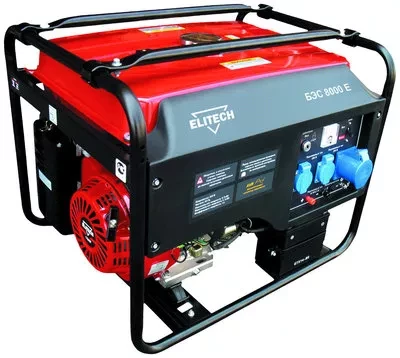 Бензогенератор Elitech БЭС 8000 Е купить в Новом Уренгое