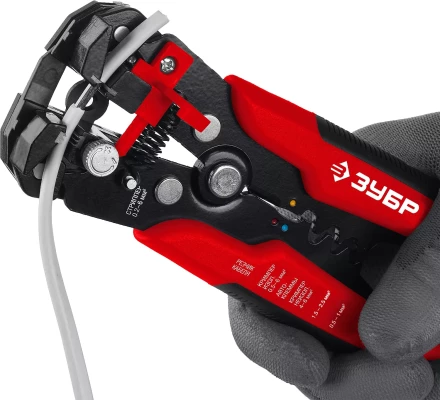 ЗУБР ТМ-1, 0.2 - 6 мм2, автоматический стриппер с винтом микронастройки (22645) купить в Новом Уренгое