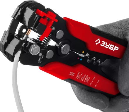 ЗУБР ТМ-1, 0.2 - 6 мм2, автоматический стриппер с винтом микронастройки (22645) купить в Новом Уренгое