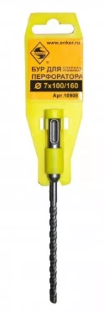 Бур SDS+  ф 7х100/160 усиленный  10/50/200 10908 купить в Новом Уренгое