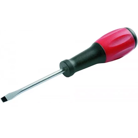 Отвертка ЗУБР &quot;МАСТЕР&quot;, хром-ванадиевая сталь, эргономичная двухкомпонентная рукоятка, SL 3,2х100мм 25231-03-10 купить в Новом Уренгое