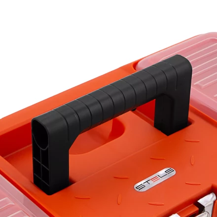 Ящик для инструмента с мет. замками 16&quot;, 410х210x175 мм Россия Stels 90746 купить в Новом Уренгое