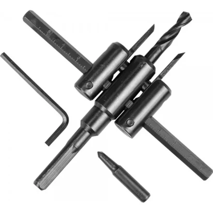 Сверло регулируемое, STAYER Profi 2944, двухрезцовое, по дереву, &quot;Балеринка&quot;, d=40-120мм 2944 купить в Новом Уренгое