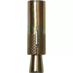 Анкер ЗУБР с клином, желтопассивированный, 16х63мм, ТФ6, 1шт 4-302076-16-063