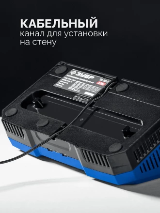 ЗУБР Turbo CHARGE, 20 В, 2 порта, 2 х 9 А, зарядное устройство для LMS АКБ, ПРОФЕССИОНАЛ (TC-20-2) купить в Новом Уренгое