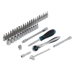 Набор инструментов 42 предмета, 120 зубьев, CrV, 1/4" Gross 14146