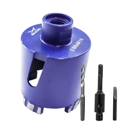 Сверло алмазное турбо с переходником SDS+ 75*10*M16 #4 купить в Новом Уренгое