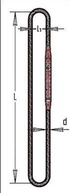 Строп канатный петлевой СКП 12.5 т L=2 м опрессовка купить в Новом Уренгое